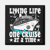 Leben, eine Kreuzfahrt zu einer Zeit Familienfahrt Magnet (Vorne)