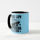 Leben eine Reise in eine Familie Tasse (Vorderseite Links)