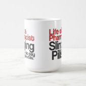 Leben einer Apotheker-Kaffee-Tasse (rot) Kaffeetasse (Mittel)