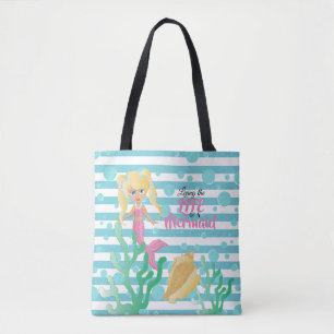 Leben einer Meerjungfrau - Beach Bag Tasche