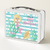 Leben einer Meerjungfrau Metall Brotdose (Rückseite)