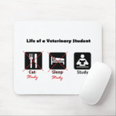 Leben einer Tierarzt-Studenten-Mausunterlage Mousepad (Mit Mouse)