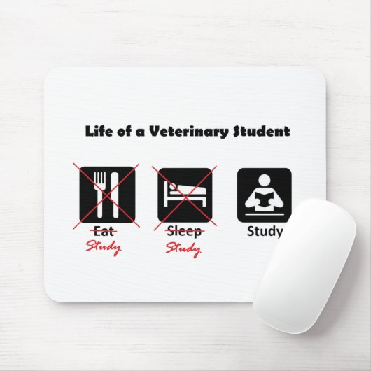 Leben einer Tierarzt-Studenten-Mausunterlage Mousepad (Mit Mouse)