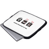 Leben einer Veterinärstudentenlaptophülse Laptopschutzhülle (Vorne Knopf)