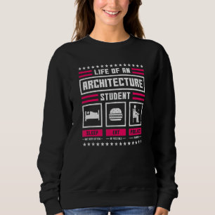 Leben eines Architekturstudenten Sweatshirt