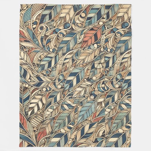 Leben eines Blattes Fleecedecke (Vorderseite)