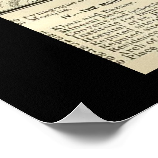 Leben eines Christ Preface Map Poster (Ecke)