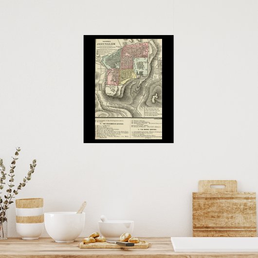 Leben eines Christ Preface Map Poster (Küche)