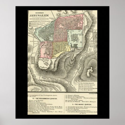 Leben eines Christ Preface Map Poster (Vorne)