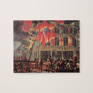 Leben eines Feuerwehrmanns, alte Feuerwehrmänner b Puzzle