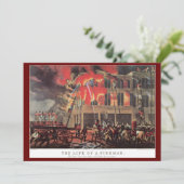 Leben eines Feuerwehrmanns, Feuerbrand für Vintage (Stehend Vorderseite)