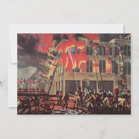 Leben eines Feuerwehrmanns, Feuerbrand für Vintage (Vorderseite)