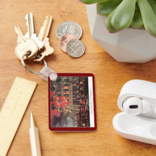 Leben eines Feuerwehrmanns, Vintage-Feuerwehrmänne Schlüsselanhänger