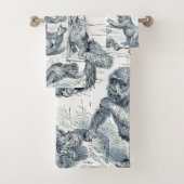 Leben eines jungen Gorillas Badhandtuch Set (Insitu)