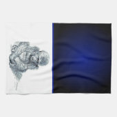 Leben eines jungen Gorillas Geschirrtuch (Horizontal)