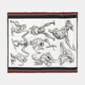 Leben eines jungen Orangutan Fleecedecke (Vorderseite (Horizontal))