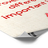 Leben eines Kindes - Zitat Poster (Ecke)