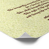 Leben eines Libellen-Posters Poster (Ecke)