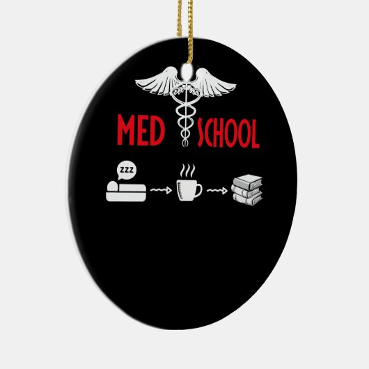 Leben eines Medizinstudenten Keramik Ornament (Rechts)