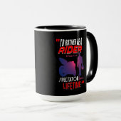 Leben eines Motorradfahrers: Fahren, nicht beobach Tasse (VorderseiteRechts)