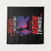 Leben eines Motorradfahrers: Fahren, nicht beobach Wandteppich (Vorderseite (Horizontal))