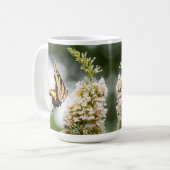 Leben eines Schmetterlings Kaffeetasse (Vorderseite Links)