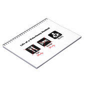 Leben eines Tierarzt-Studenten-Notizbuches Notizblock (Linke Seite)