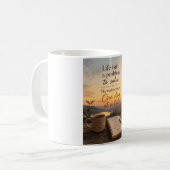 Leben einfache Mathematik 1 Tag zur Zeit Kaffeetasse (Vorderseite Links)