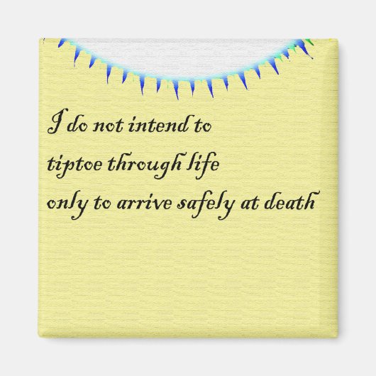 Leben erleben magnet (Vorne)