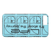 Leben - Es geht um die Reise Case-Mate iPhone Hülle (Rückseite (Horizontal))