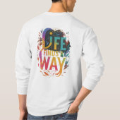 LEBEN FINDET EINEN WEG T-Shirt (Rückseite)