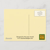 LEBEN - Flying Dove Postkarte (Rückseite)