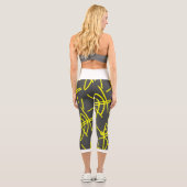 Leben. Fokus. Abstrakte Art Minimalismus Leggings (Rückseite)