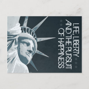 Leben, Freiheit, Glück Postkarte