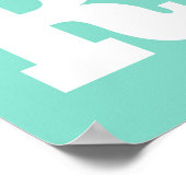 Leben für das, was wirklich Typografie Poster ist (Ecke)