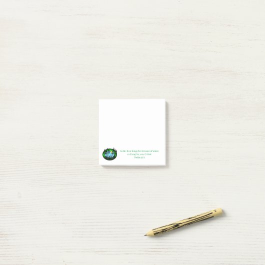 Leben für Gott Post-it Klebezettel (Auf Schreibtisch)