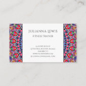 Leben-Garten-Mandala Visitenkarte (Rückseite)