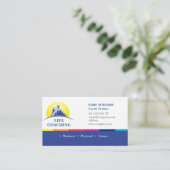 Leben gecoacht visitenkarte (Stehend Vorderseite)