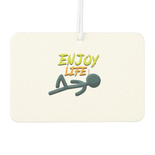 Leben genießen autolufterfrischer (Rückseite)