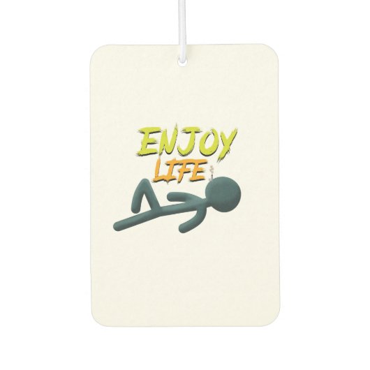 Leben genießen autolufterfrischer (Vorderseite)