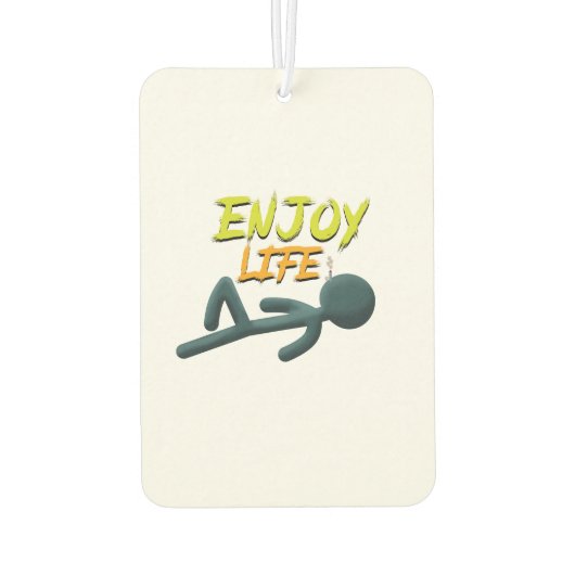 Leben genießen autolufterfrischer (Rückseite)