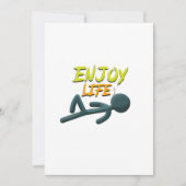 Leben genießen einladung (Vorderseite)