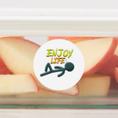 Leben genießen etiketten (Befestigt)