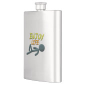 Leben genießen flachmann (Links)