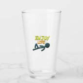 Leben genießen glas (Vorderseite)