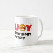 Leben genießen kaffeetasse (VorderseiteRechts)