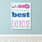 Leben genießen leinwanddruck (Insitu (Holzboden))