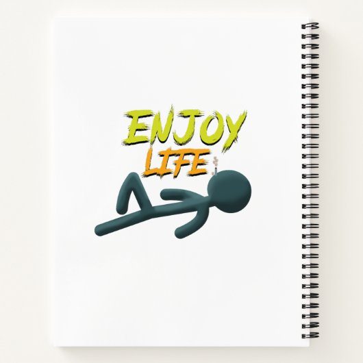 Leben genießen notizblock (Rückseite)