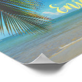 Leben genießen poster (Ecke)