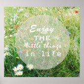 Leben genießen poster (Vorne)